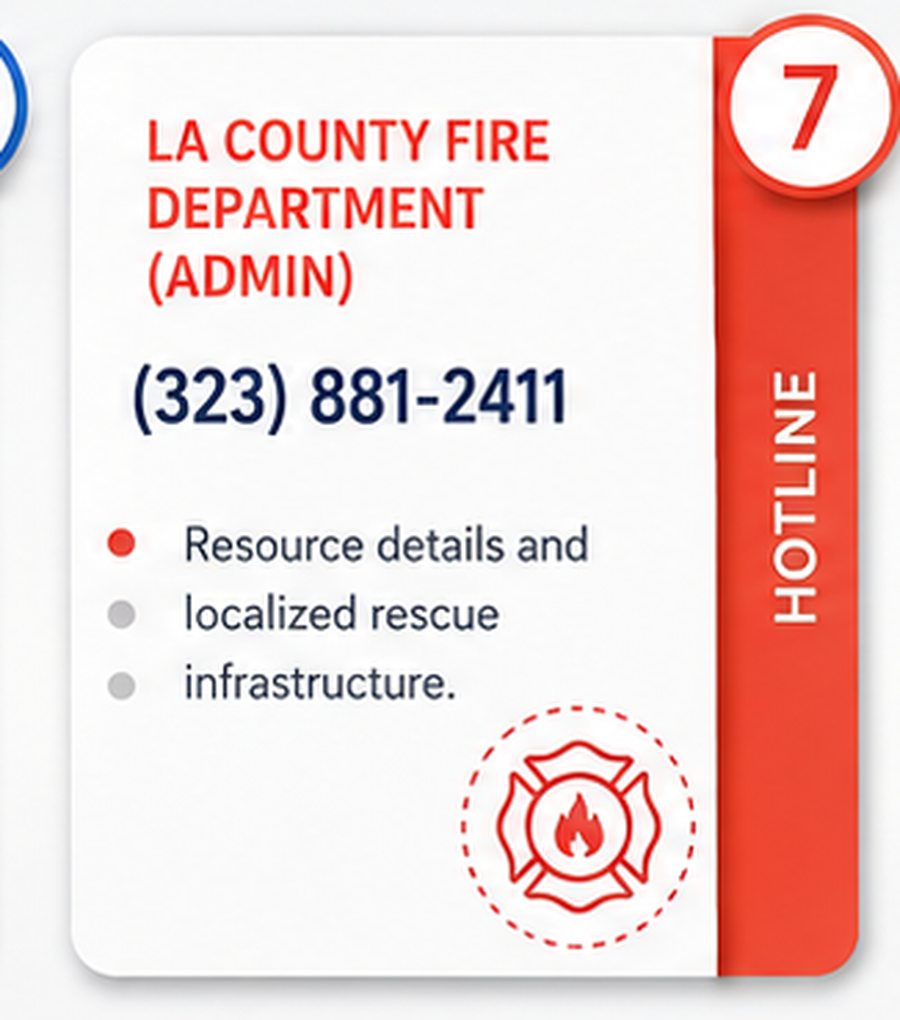 LA County Fire Department Admin — (323) 881-2411